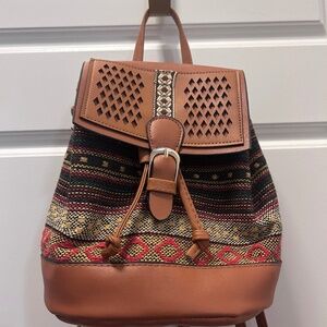 NWOT Mini Backpack Southwest Motif